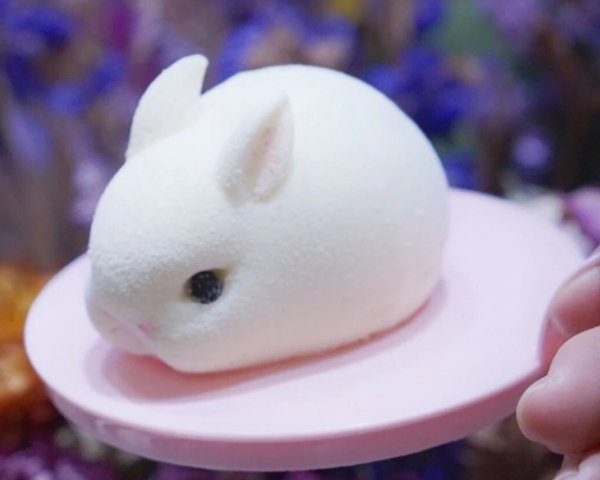 Moule silicone lapins 3D 4
